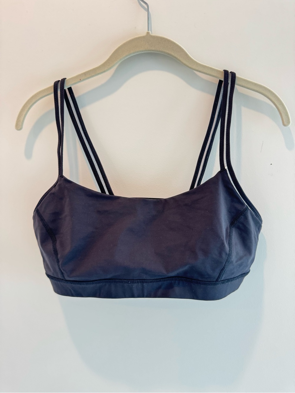 lululemon athletica Black Double-Strap Sports Bralette